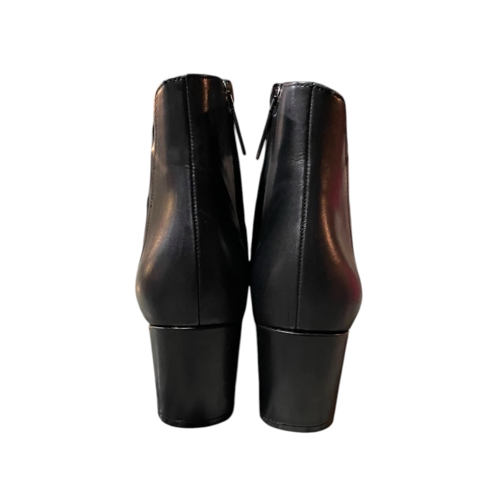 27 Edit Black Leather Porsia Boot Size 7.5 - Picture 4 of 7